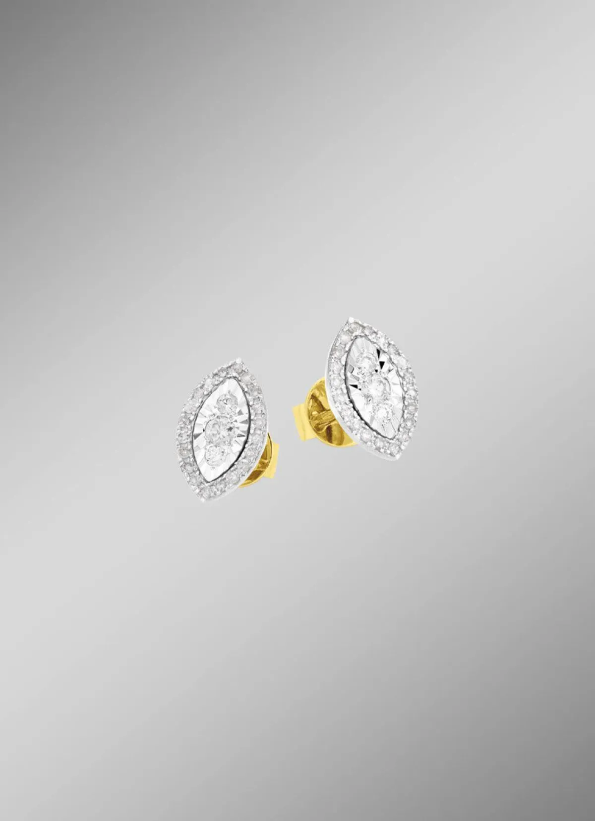 Outlet BADER Ohrstecker mit 6 Brillanten und 40 Diamanten