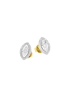 Outlet BADER Ohrstecker mit 6 Brillanten und 40 Diamanten