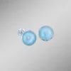 Online BADER Ohrstecker mit echt Milky-Aquamarin