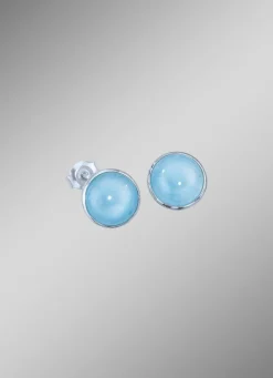 Online BADER Ohrstecker mit echt Milky-Aquamarin