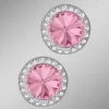 New BADER Ohrstecker mit Swarovski®-Kristallen in Pink