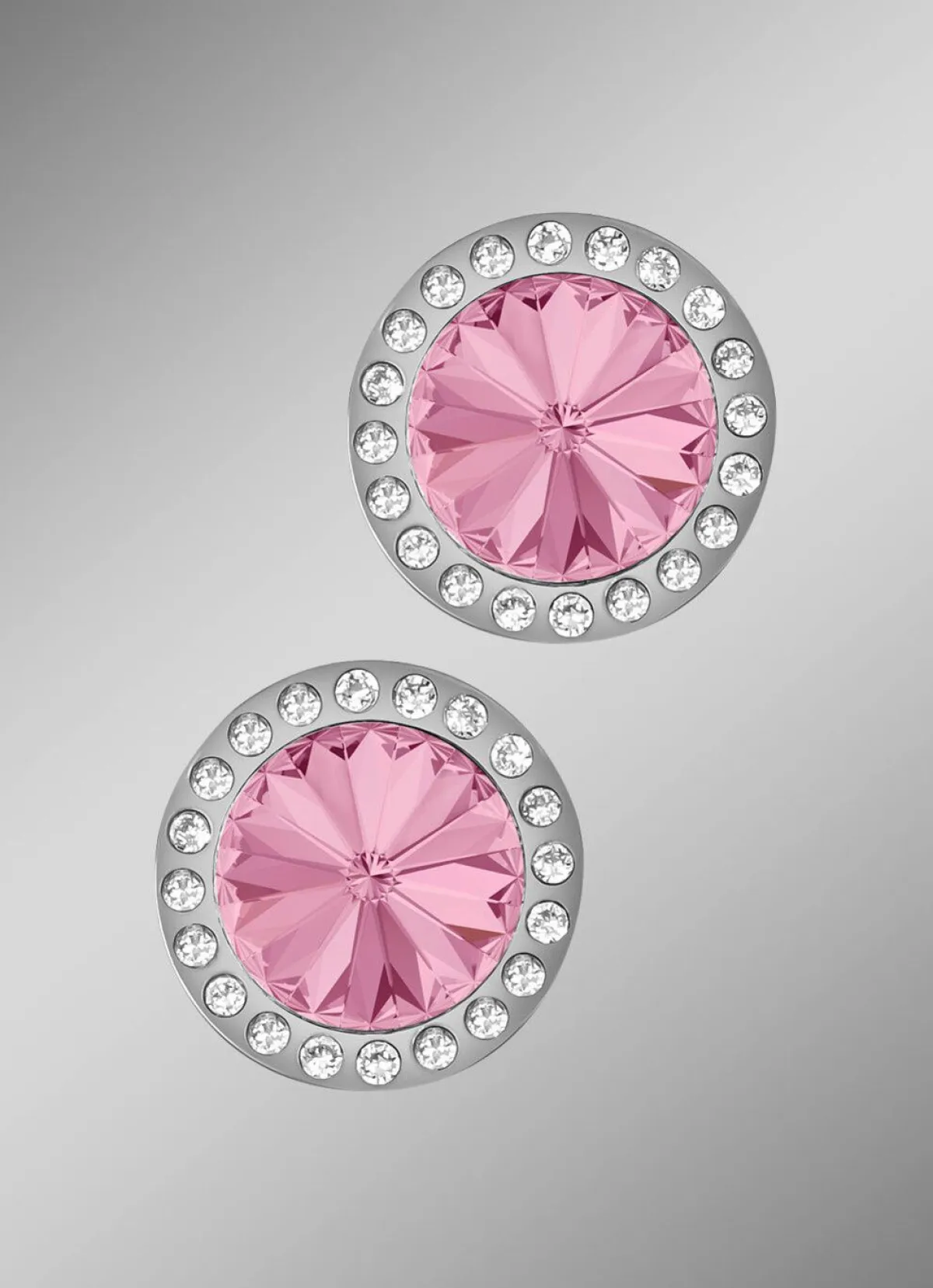 New BADER Ohrstecker mit Swarovski®-Kristallen in Pink