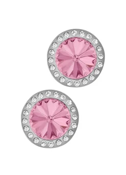 New BADER Ohrstecker mit Swarovski®-Kristallen in Pink