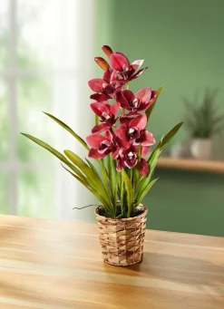 Clearance BADER Orchidee aus Kunst- und Textilmaterial ROSA