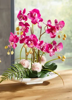 Outlet BADER Orchideen-Arrangement in Schale ROSA