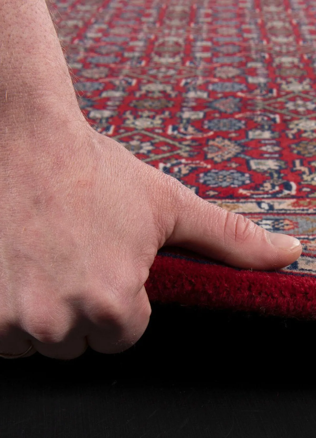Clearance BADER Orient- Brücken und -Teppiche ROT-BLAU