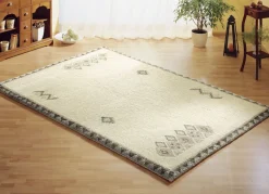 Best BADER Original handgeknüpfte marokkanische Berberteppiche GEMUSTERT