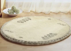 Best BADER Original handgeknüpfte marokkanische Berberteppiche GEMUSTERT