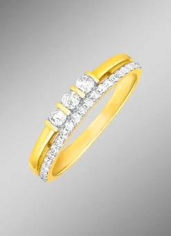 Hot BADER Origineller Damenring mit 26 Brillanten