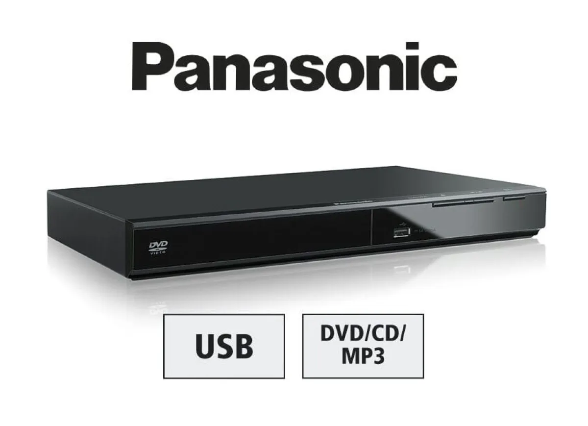 New PANASONIC DVD-Spieler DVD-S500EG-K SCHWARZ