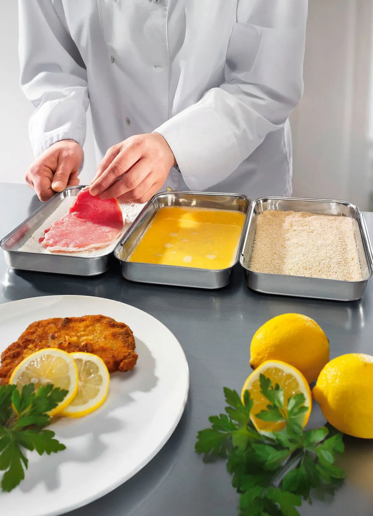 New WENKO Panier-Set, 3-teilig EDELSTAHL