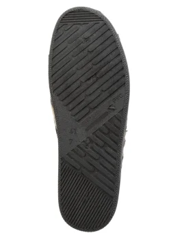 Outlet BADER Pantoffel aus gemustertem Textilmaterial GRAU-MULTICOLOR
