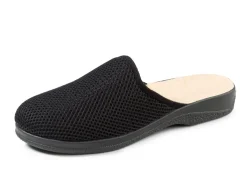 Best BADER Pantoffel mit Schurwollfutter SCHWARZ
