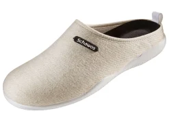 Hot BADER Pantoffeln mit rutschhemmender Synthetik-Laufsohle BEIGE