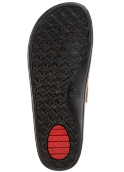 Discount BADER Pantolette aus Nappaleder mit luftiger Perforation COGNAC