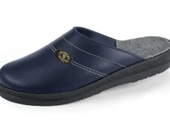 Sale BADER Pantolette aus Rindleder MARINE