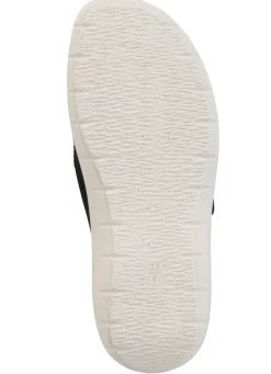 Sale BADER Pantolette mit Glitzersteinchen SCHWARZ