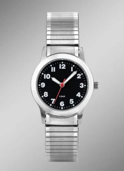 Online PARA -Quartz-Damenuhr mit Edelstahlzugband