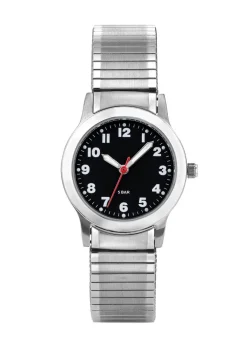 Online PARA -Quartz-Damenuhr mit Edelstahlzugband