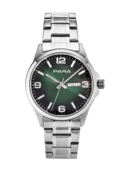 Best PARA -Quartz-Herrenuhr mit Stahlbandgehäuse