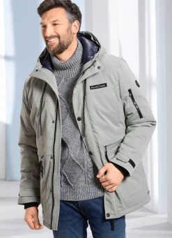 Best BADER Parka mit Kapuze STEINGRAU