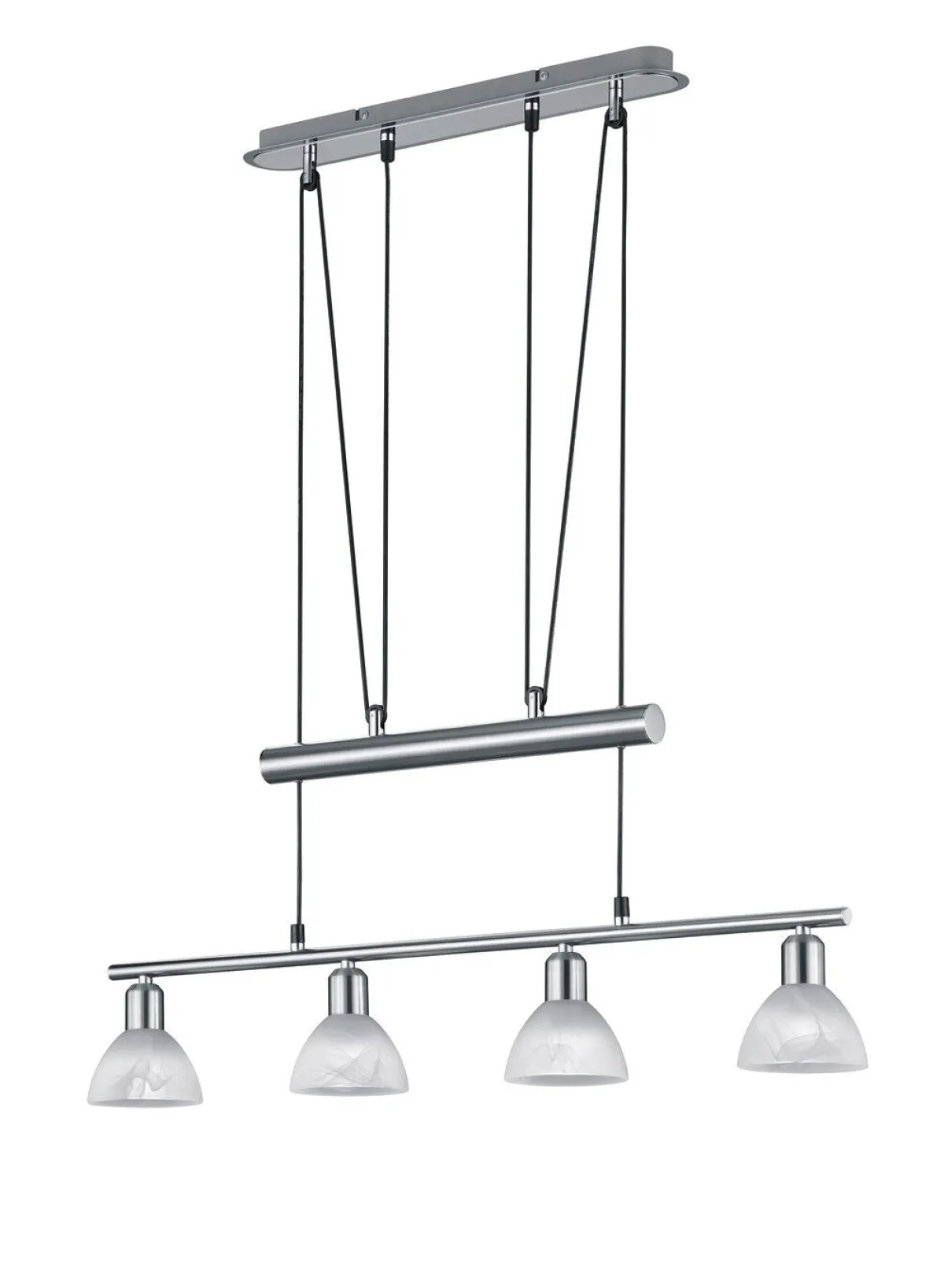 Discount BADER Pendelleuchte aus mattem Metall NICKEL