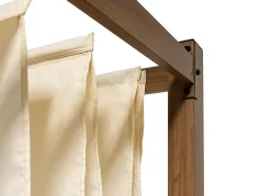 Online BADER Pergola mit pulverbeschichtetem Stahlgestell braun