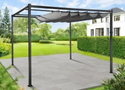 Clearance BADER Pergola mit pulverbeschichtetem Stahlgestell anthrazit