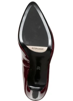 Online BADER Peter Kaiser, elegante Damen-Pumps, aus Leder WEINROT