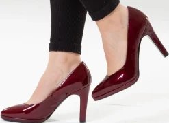 Online BADER Peter Kaiser, elegante Damen-Pumps, aus Leder WEINROT