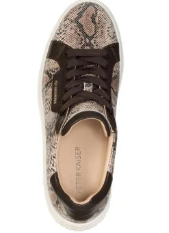 Hot PETER KAISER , modische Damen-Sneaker, mit herausnehmbarem Fußbett TAUPE-MOKKA