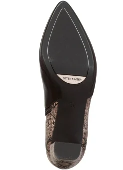 Hot PETER KAISER , trendige Damen-Stiefeletten, mit Reißverschluss TAUPE-MOKKA