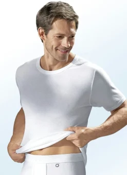 Discount BIO BY PFEILRING Pfeilring Dreierpack Schlupfjacken aus Feinripp, weiß WEISS