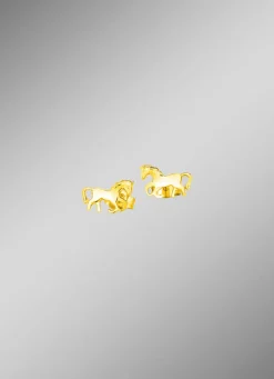 Clearance BADER Pferde-Ohrstecker aus Gold