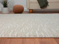 Clearance BADER Pflegeleichte Brücken und Teppiche aus synthetischen Material-Mix WEISS