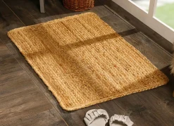 Outlet BADER Pflegeleichte Brücken und Teppiche aus 100% Jute NATUR