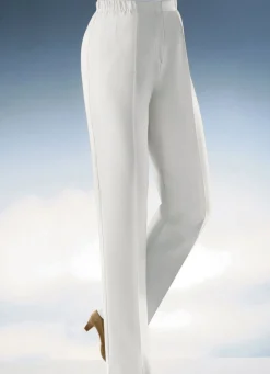 Hot KLAUS MODELLE MADE IN GERMANY Pflegeleichte Hose WEISS