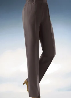 Online KLAUS MODELLE MADE IN GERMANY Pflegeleichte Hose DUNKELBRAUN