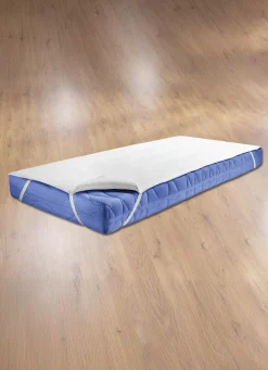 DORMISETTE Pflegeleichte und strapazierfähige Molton-Matratzen-Auflage WEISS
