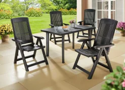 Best BADER Pflegeleichte und wetterfeste Gartenmöbel ANTHRAZIT
