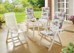 Outlet BADER Pflegeleichte und wetterfeste Gartenmöbel WEISS