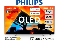 PHILIPS OLED759/12. 4K-Ultra-HD OLED-Ambilight-TV SILBER