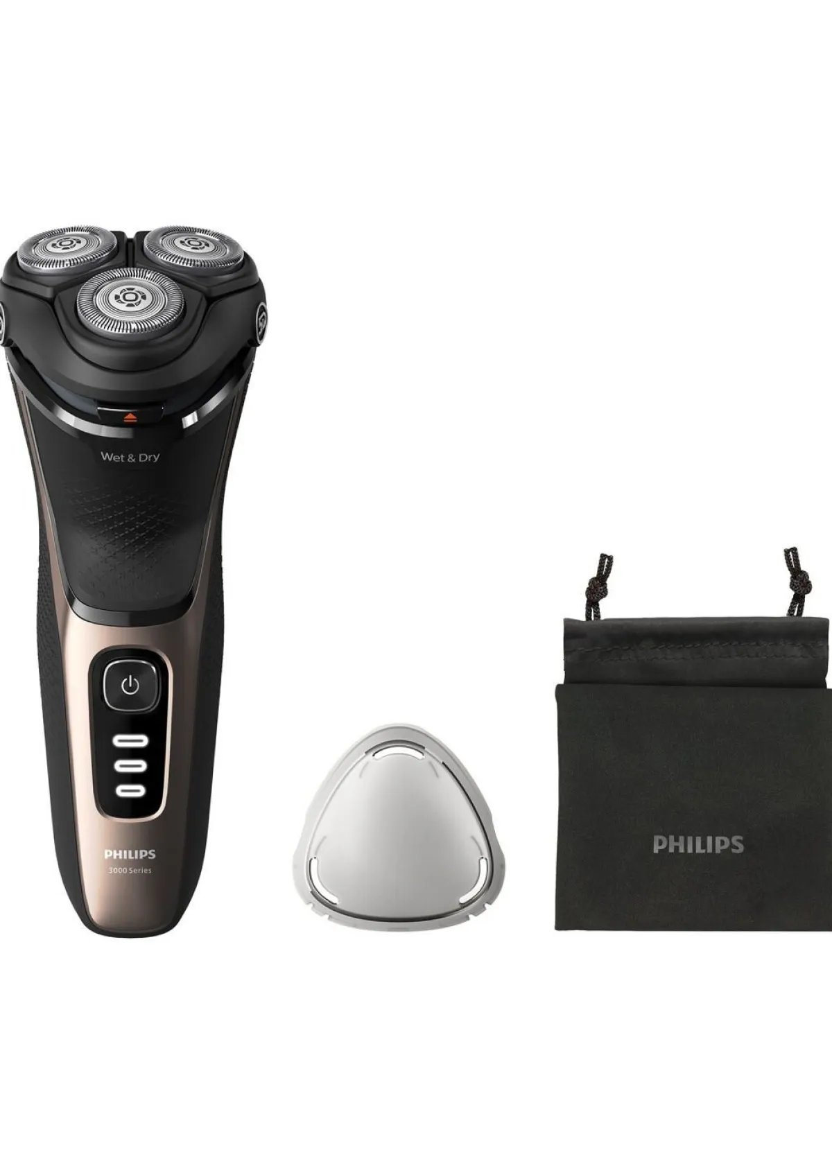 Discount PHILIPS Shaver Series 3000 S3242/12 Akku-Rasierer ASCHGOLD