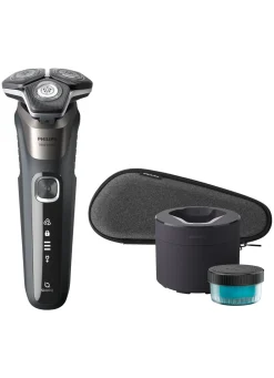 Discount PHILIPS Shaver S5887/50 Series 5000 Akku-/Netz-Rasierer BLAU-GRAU