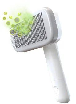 Clearance BADER "PiddiPet IonBrush" Tierhaarbürste WEISS