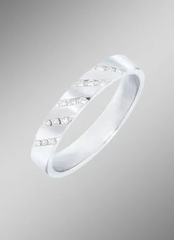 New BADER Platin Damenring mit Brillanten