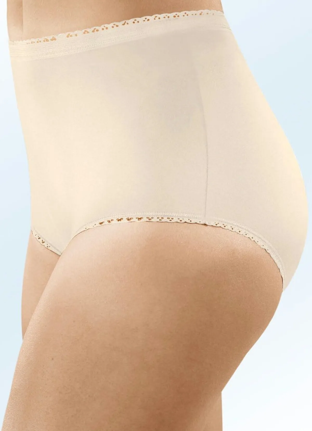 Sale BADER Playtex Dreierpack Slips mit Spitzenbandabschlüssen HAUT