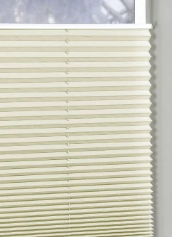 Sale BADER Plissee-Rollos für Montage am Fensterrahmen ohne Bohren BEIGE
