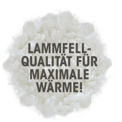 Outlet BADER Plüsch-Hausschuhe in Wildleder-Optik BEIGE