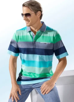Sale HAJO SPORTSWEAR Poloshirt der Marke „Hajo“ in 2 Farben TÜRKIS-GRÜN